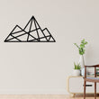 Load image into Gallery viewer, Geometric Mountain Wall Art Metal, Geometric Mountains Wall Decor, Mountain Range, Forest Wall Art, Living Room Wall art, Modern Art, Simple