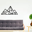 Load image into Gallery viewer, Geometric Mountain Wall Art Metal, Geometric Mountains Wall Decor, Mountain Range, Forest Wall Art, Living Room Wall art, Modern Art, Simple