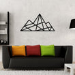 Load image into Gallery viewer, Geometric Mountain Wall Art Metal, Geometric Mountains Wall Decor, Mountain Range, Forest Wall Art, Living Room Wall art, Modern Art, Simple