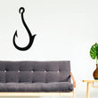 Load image into Gallery viewer, Fishing Hook Wall Decor, Metal fishing hook decor, Fishing Decor, Fisherman Decor, Fish Camp Sign, Fishing Metal Wall Art, Fish Hook