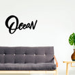 Load image into Gallery viewer, Ocean Metal Sign, Ocean Word Sign, Ocean Street Sign, Home Decor, Beach House Decor, Ocean Gift, Beach House Sign, Ocean Metal Word