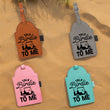Load image into Gallery viewer, Talk Birdie To Me Golf Bag Tag, Funny Golf Gifts, Funny Golf Bag Tag, Gift for him, Golf lover, With Tees, For Dad, Fathers Day, Grandpa