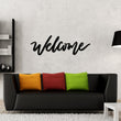 Load image into Gallery viewer, Welcome Wall Art, Welcome word Sign, Welcome Decor, Metal Word art, Metal Wall Art, Metal Welcome sign, Words Script Decor