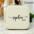 Load image into Gallery viewer, Personalized Bridesmaid Bridesmaid Gift, Weddings Favors, bridesmaid gifts, Travel Jewelry Case, Name Jewelry Box, Bride Bridesmaids Favor