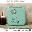 Load image into Gallery viewer, Personalized jewelry box with Kids hands, square earring organizer, Gift to Mom from kids, Mother Jewelry Case, Personalized Mom Jewelry Box