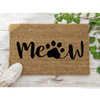 Load image into Gallery viewer, Meow Doormat, Cat Doormat, Meow welcome Mat, Funny Cat Doormat, Funny Doormat, Cat Lover Welcome Mat Cat Gift, Funny Cat Gift Ideas, Kitty