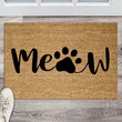 Load image into Gallery viewer, Meow Doormat, Cat Doormat, Meow welcome Mat, Funny Cat Doormat, Funny Doormat, Cat Lover Welcome Mat Cat Gift, Funny Cat Gift Ideas, Kitty