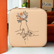 Load image into Gallery viewer, Personalized jewelry box with Kids hands, square earring organizer, Gift to Mom from kids, Mother Jewelry Case, Personalized Mom Jewelry Box
