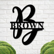 Load image into Gallery viewer, Last name Established Sign, Last name Sign Metal, Personalized, Last name Monogram