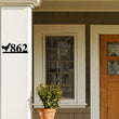 Load image into Gallery viewer, Chicken Sign, Chicken Address Sign, Bird House Numbers, Branch Address Sign, Sign, Metal Address Sign, Metal Address numbers, Address Sign