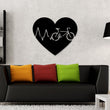 Load image into Gallery viewer, Bicycle Heart Beat, Bike Art, Biking Sign, Road Bike, Metal Bicycle Wall Art, Fixed Gear Bike Art, Bike Wall Art, Bike Sign, Biking Gift