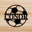 Load image into Gallery viewer, Personalized Soccer Sign, Metal Soccer Wall Art, Soccer Sign, Soccer Metal Sign, Soccer , Metal wall art, Sport Sign, Soccer Wall Art