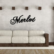Load image into Gallery viewer, Merlot Wine Sign, Wine Decor, Wine Glass Sign, Mother's Day Gift, Wine Gifts, Wine Sign, Wine Bar Metal Wall Sign, Wine Merlot Home Decor