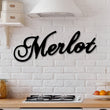 Load image into Gallery viewer, Merlot Wine Sign, Wine Decor, Wine Glass Sign, Mother's Day Gift, Wine Gifts, Wine Sign, Wine Bar Metal Wall Sign, Wine Merlot Home Decor