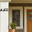 Load image into Gallery viewer, Cardinal Sign, Cardinal Address Sign, Bird House Numbers, Branch Address Sign, Porch Sign, Metal Address Sign, Metal Address numbers, Bird