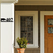 Load image into Gallery viewer, Bull Sign, Bull Address Sign, Farm Animal Numbers, Farm Address Sign, Barn Sign, Metal Address Sign, Farm Animal Address numbers, Farm Sign