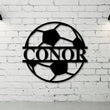Load image into Gallery viewer, Personalized Soccer Sign, Metal Soccer Wall Art, Soccer Sign, Soccer Metal Sign, Soccer , Metal wall art, Sport Sign, Soccer Wall Art
