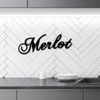 Load image into Gallery viewer, Merlot Wine Sign, Wine Decor, Wine Glass Sign, Mother's Day Gift, Wine Gifts, Wine Sign, Wine Bar Metal Wall Sign, Wine Merlot Home Decor