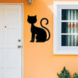 Load image into Gallery viewer, Cat Sign, Cat Lover Sign, Cat Decor, Cat Metal Sign, Cat Wall Art, Cat Silhouette Sign, Metal Sign, Metal Wall Art, Animal Silhouette, Kitty