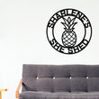 Load image into Gallery viewer, Pineapple Sign, Pineapple Decor, Summer Decor, Metal sign, Wreath sign, Wall decor, She Shed Sign, Personalized She Shed Sign, Gift for Mom