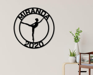 Custom Dance Sign - Metal Ballet Sign | Personalized Dance Studio Decor