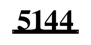 5144 / 3 or 25 address signs / 18in /  COLOR BLACK