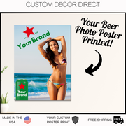 Tik Tok Beer Poster Custom Beer Poster