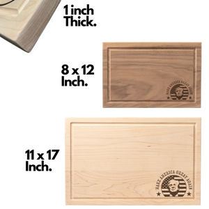 Trump Cutting board 1 Inch thick with Juice grove Make America Great Again Cutting Board