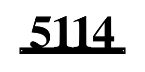 5114 / ADDRESS SIGN / 18 In / 3 of 30 / COLOR BLACK