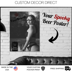 Spooky Beer Poster Wall poster