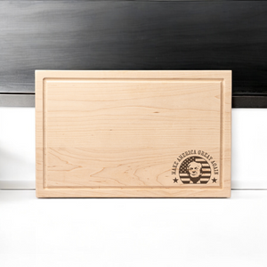 Trump Cutting board 1 Inch thick with Juice grove Make America Great Again Cutting Board