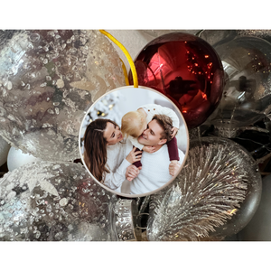 Custom Photo Christmas Ornament
