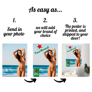 Tik Tok Beer Poster Custom Beer Poster