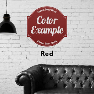 Custom Metal Baseball Sign – Personalized Sports Room Decor | Powder Coated Steel