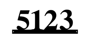5123 ADDRESS SIGN / 18 In / 11 of 30 / COLOR BLACK