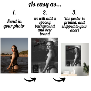 Spooky Beer Poster Wall poster