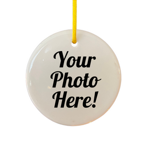 Custom Photo Christmas Ornament