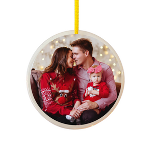 Custom Photo Christmas Ornament