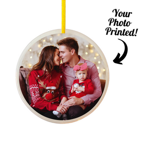 Custom Photo Christmas Ornament