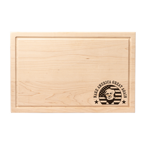 Trump Cutting board 1 Inch thick with Juice grove Make America Great Again Cutting Board