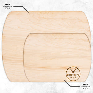 Don't Give A RIP FRUIT Oval Cutting Board