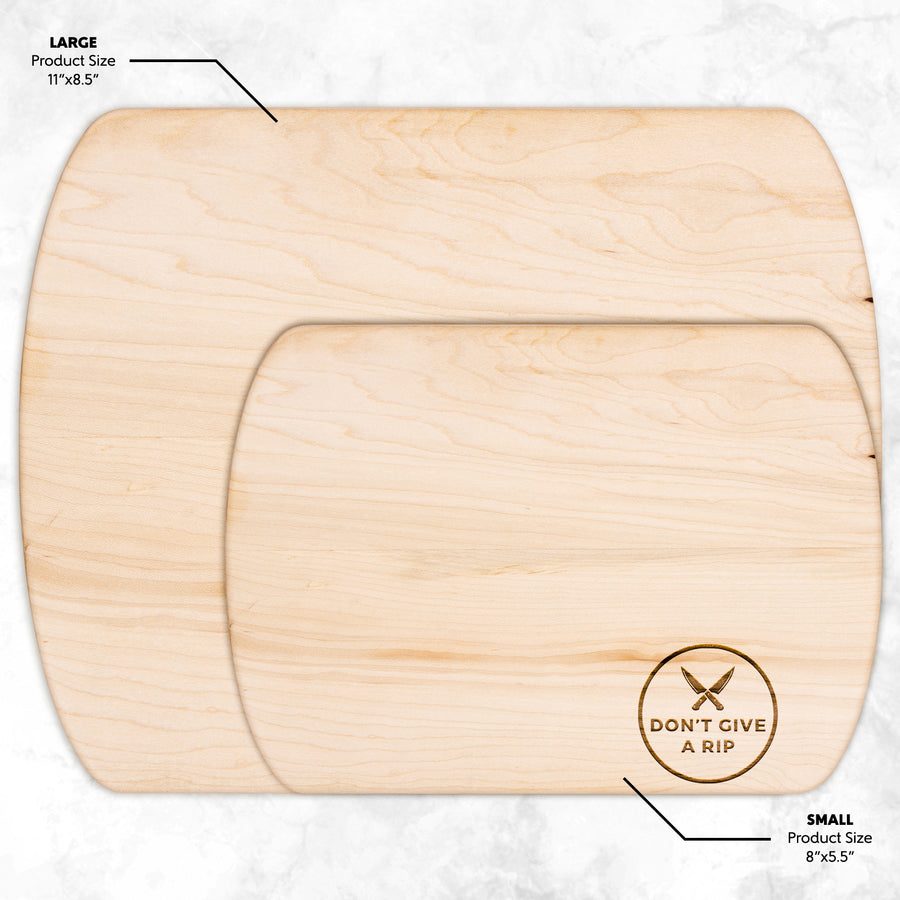 Don't Give A RIP FRUIT Oval Cutting Board
