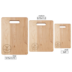 Don't Give A RIP Rectangle Cutting Board (vertical)