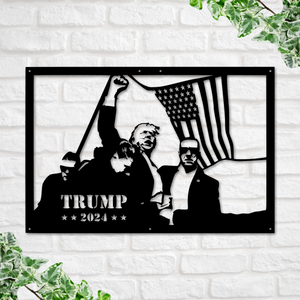 Trump 2024 Assassination Attempt, USA Wall Decor