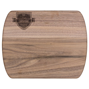 The Carnivore Lifestyle Logo Oval Cutting Board