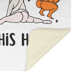 There's Some Horrors in This House Blanket, Funny Blanket, Halloween Blanket
