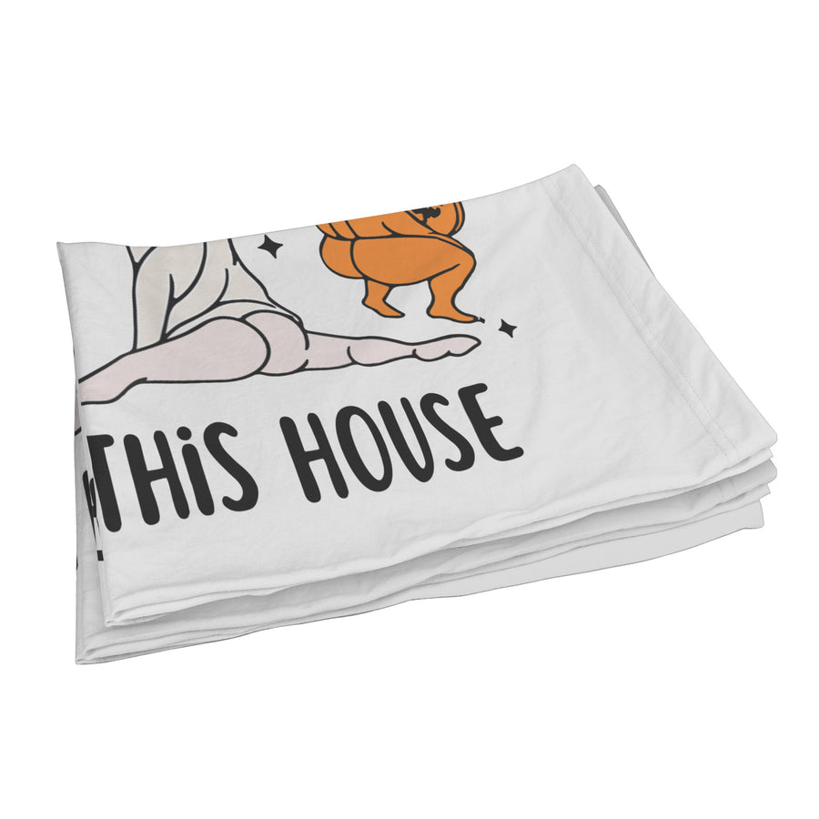 There's Some Horrors in This House Pillow Case, Funny Pillow Case, Halloween Pillow Case
