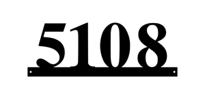 5108/ ADDRESS SIGN / 18 In / 4 of 30 / COLOR BLACK