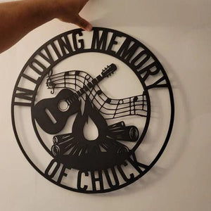 Personalized Metal Sign - Custom Logo, Laser Cut Steel Wall Art, Made In USA