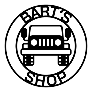 Personalization BART’S SHOP / 30 in / COLOR BLACK